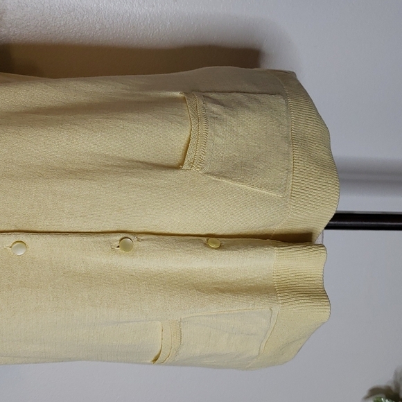 Talbots Silk Sweater Cardigan Button Down Lightweight Comfy Soft Vintage Summer - Picture 4 of 10
